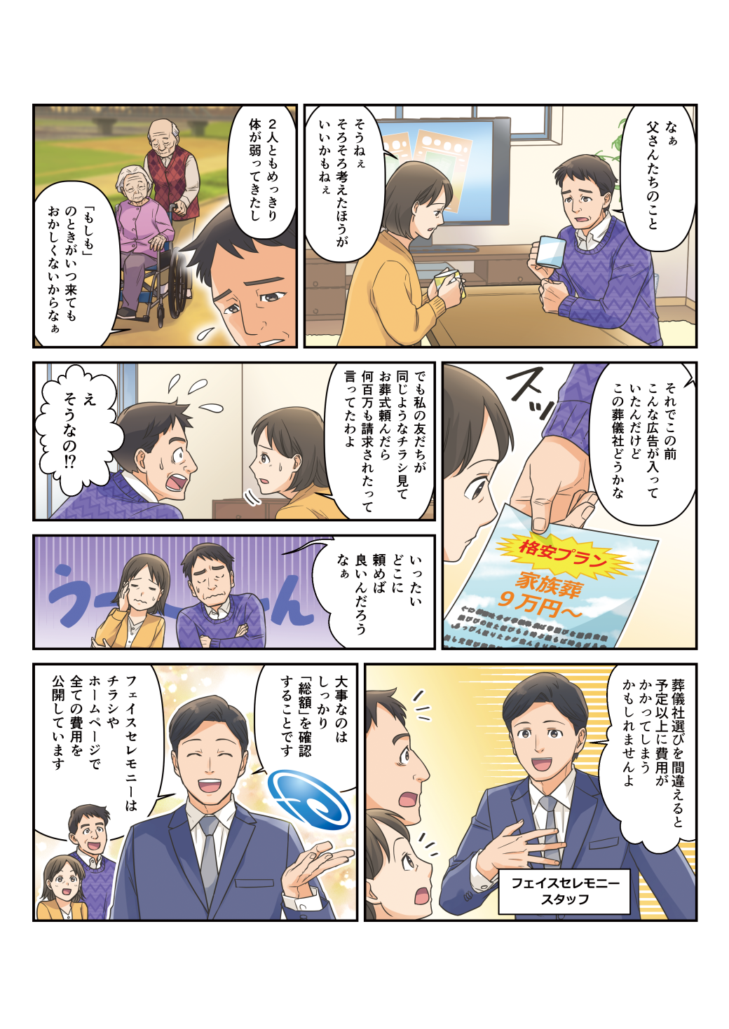 フェイスセレモニー　漫画